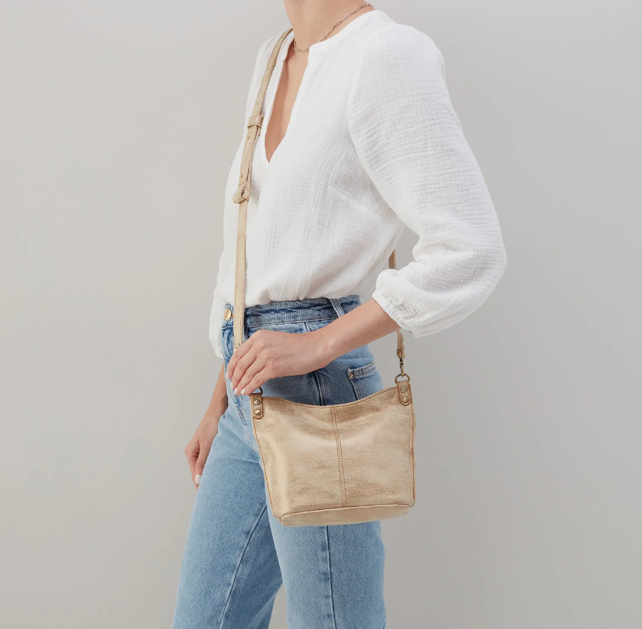Hobo Pier Small Crossbody - Gold Leaf - Gabrielle's Biloxi