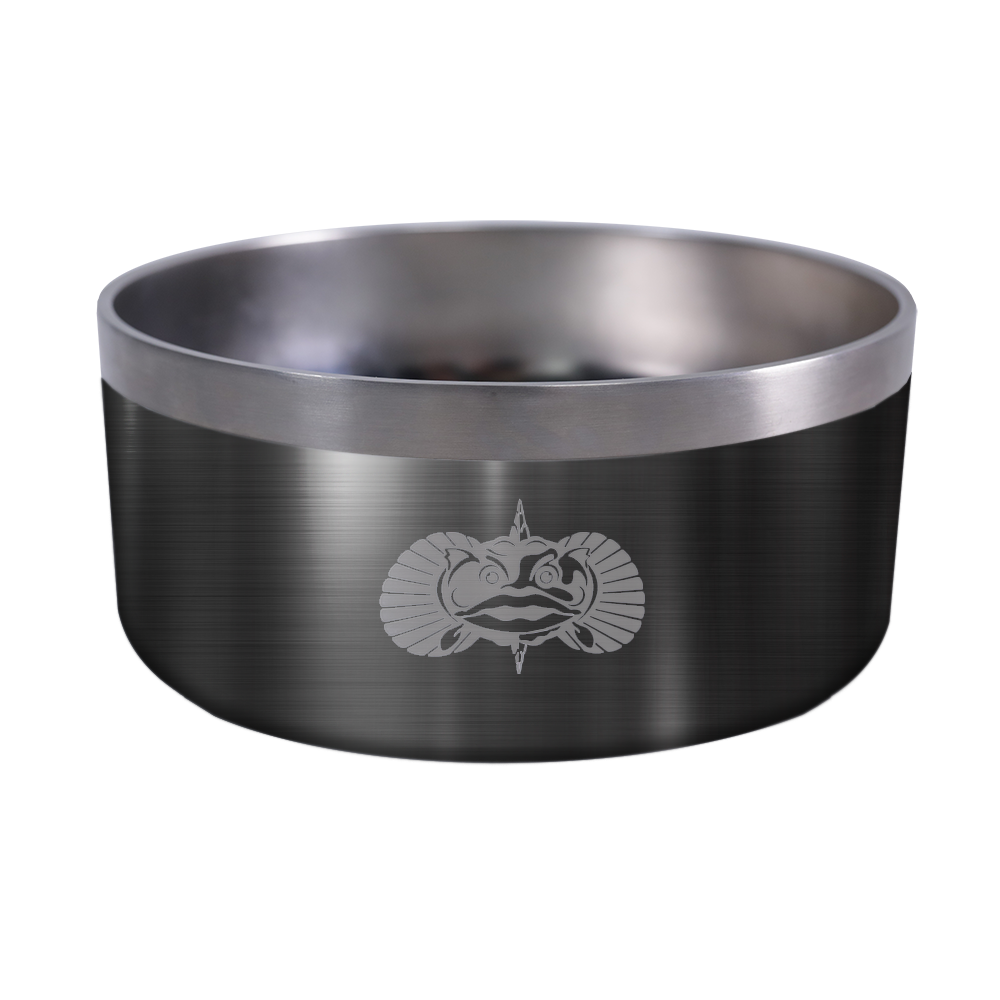Toadfish Dog Bowl - Graphite - Gabrielle's Biloxi