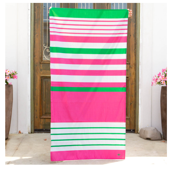 Landry Beach Towel Hot Pink / Kelly - Gabrielle's Biloxi