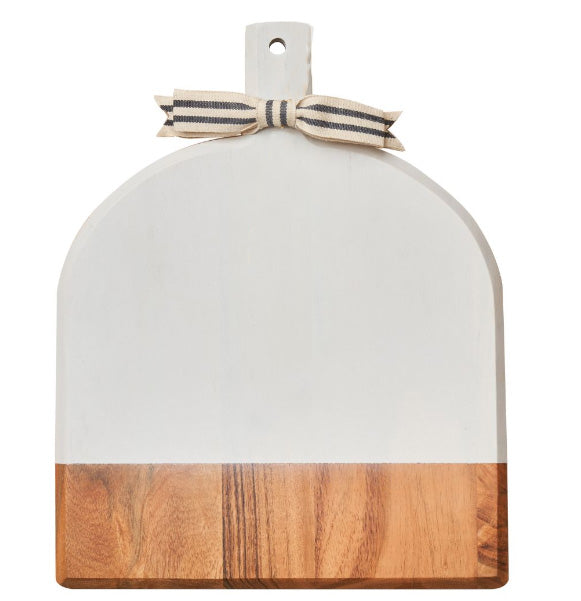 Acacia Bevel Board White - Large - Gabrielle's Biloxi