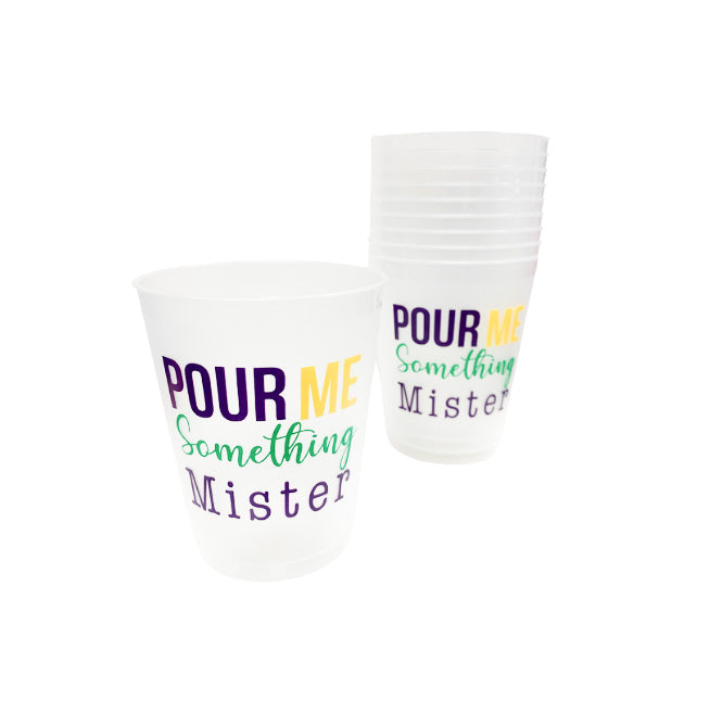 Pour Me Something Mister Party Cups (Set of 10) - Gabrielle's Biloxi
