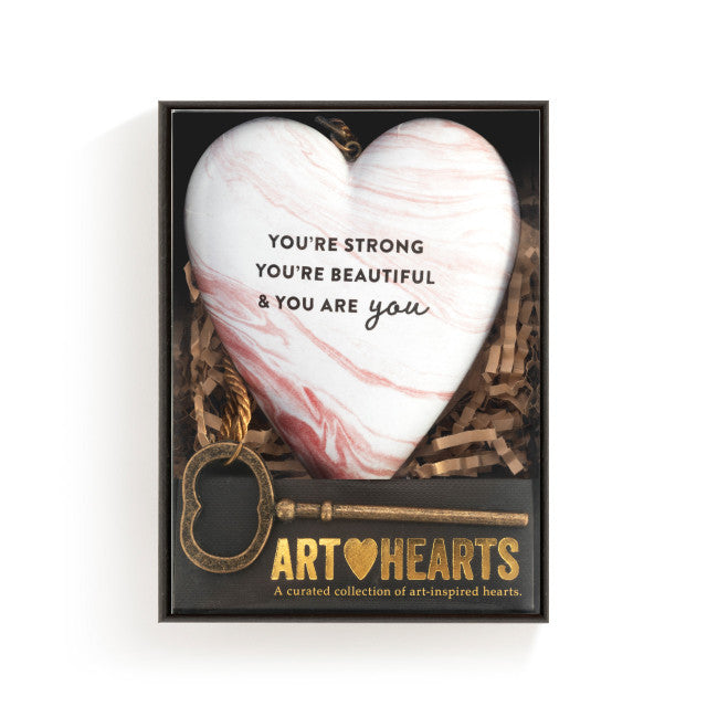 Demdaco Strong Beautiful You Art Heart - Gabrielle's Biloxi