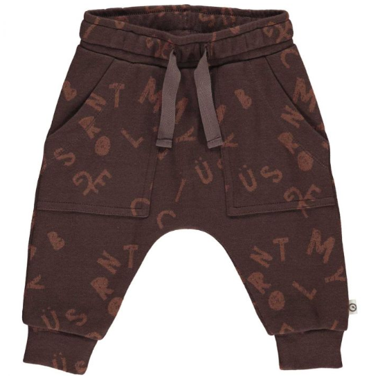 Letter Pocket Pants Baby - Coffee - Gabrielle's Biloxi
