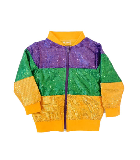 Sequin Mardi Gras Jacket - Gabrielle's Biloxi