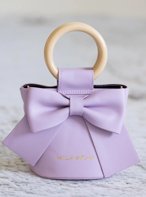 Bow Purse - Lavender - Gabrielle's Biloxi