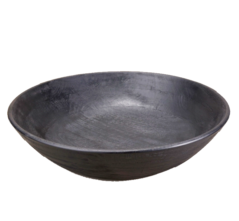 Black Mango Wood Oversized Bowl - Gabrielle's Biloxi