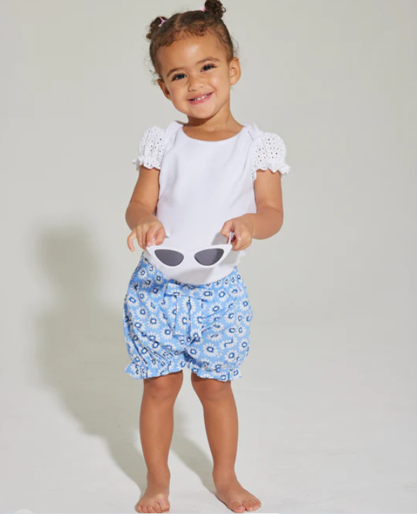 Bisby Betsy Bloomers Periwinkle Floral - Gabrielle's Biloxi
