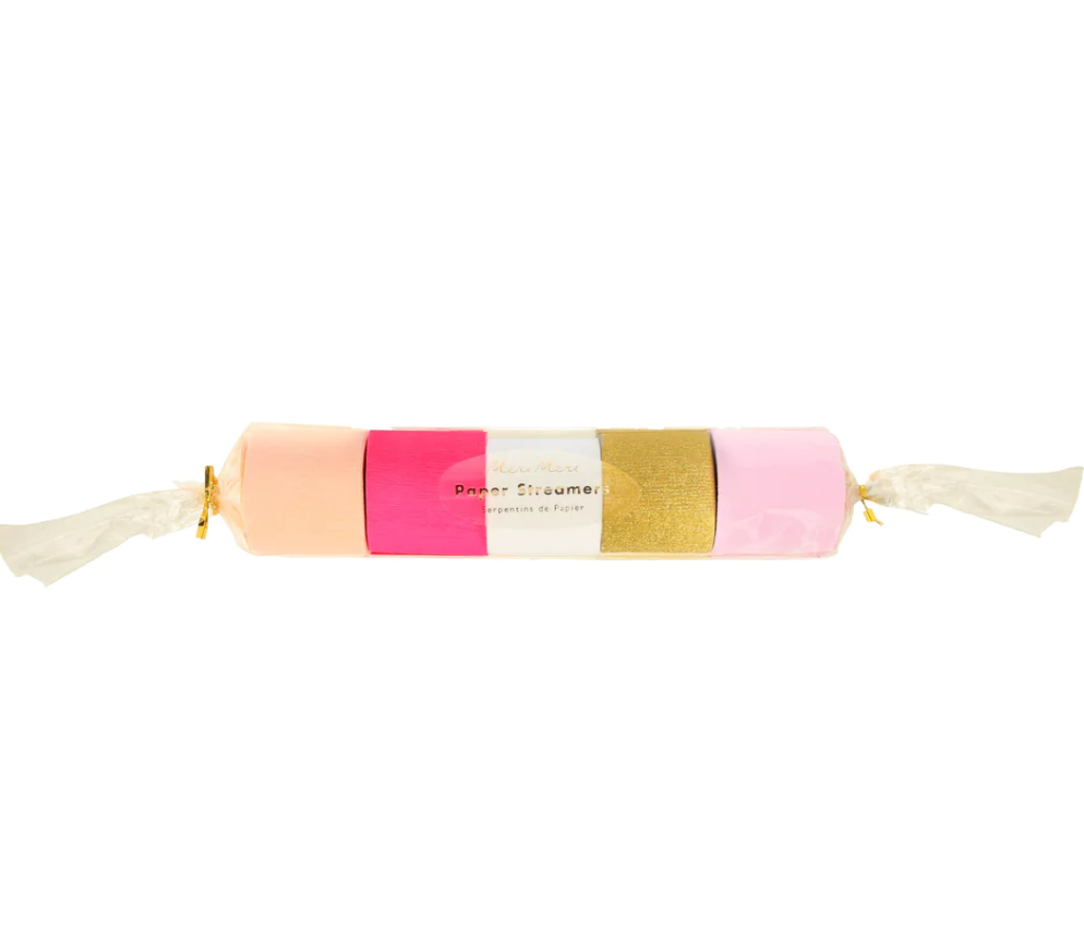 Meri Meri Pink Crepe Paper Streamers - Gabrielle's Biloxi