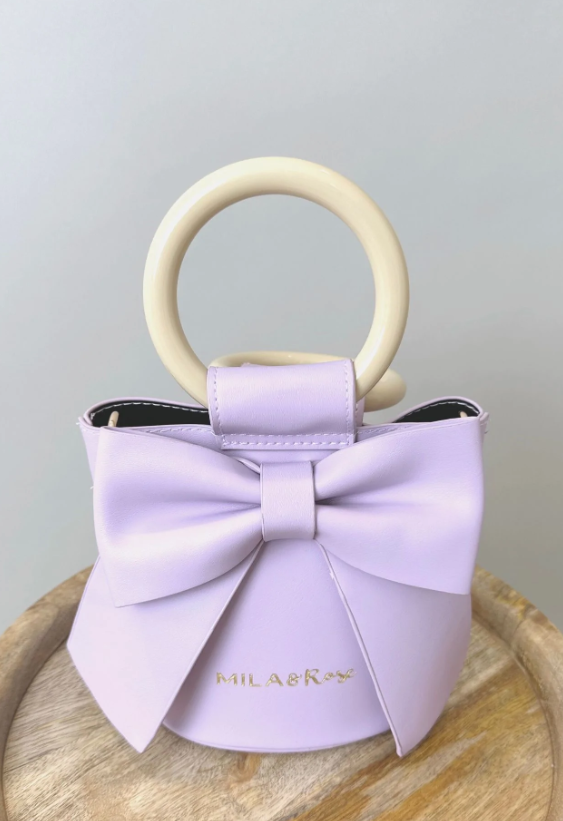 Bow Purse - Lavender - Gabrielle's Biloxi