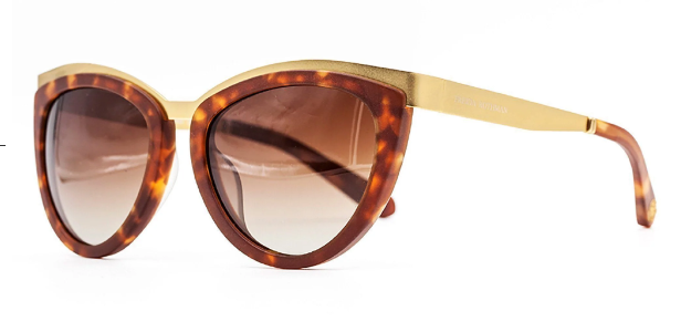 Freida Rothman Daphne Butterfly Sunglasses - Matte Red Tortoise - Gabrielle's Biloxi