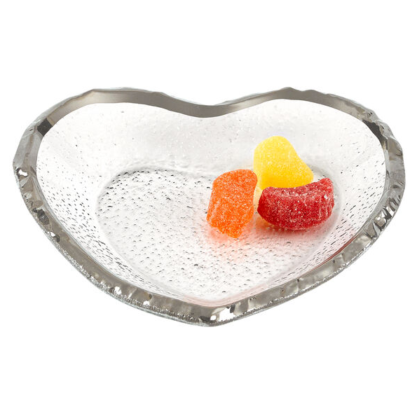 Silveredge Heart Plate 7.5" - Gabrielle's Biloxi