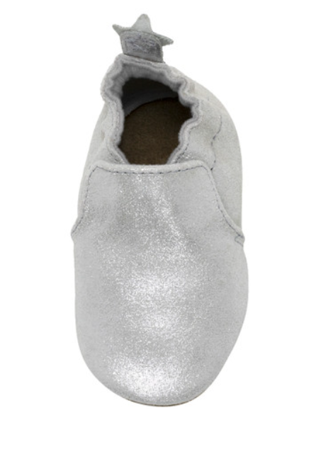 Robeez Pretty Pearl Soft Sole Silver Iridescent Girls - Gabrielle's Biloxi