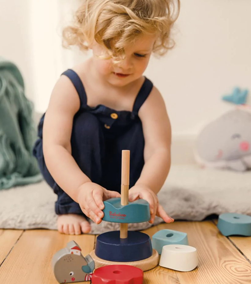 Whale Wilma Stacking Toy - Gabrielle's Biloxi