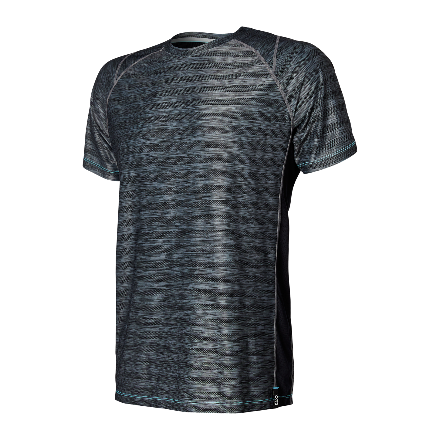 Saxx Hot Shot SS Tech Tee Black Heather - Gabrielle's Biloxi