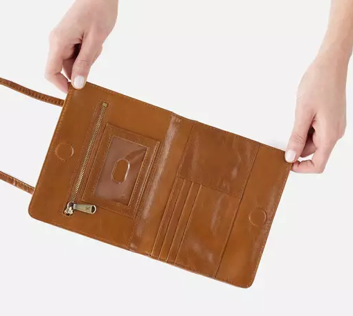 Hobo Jill Wallet CrossBody -Truffle - Gabrielle's Biloxi