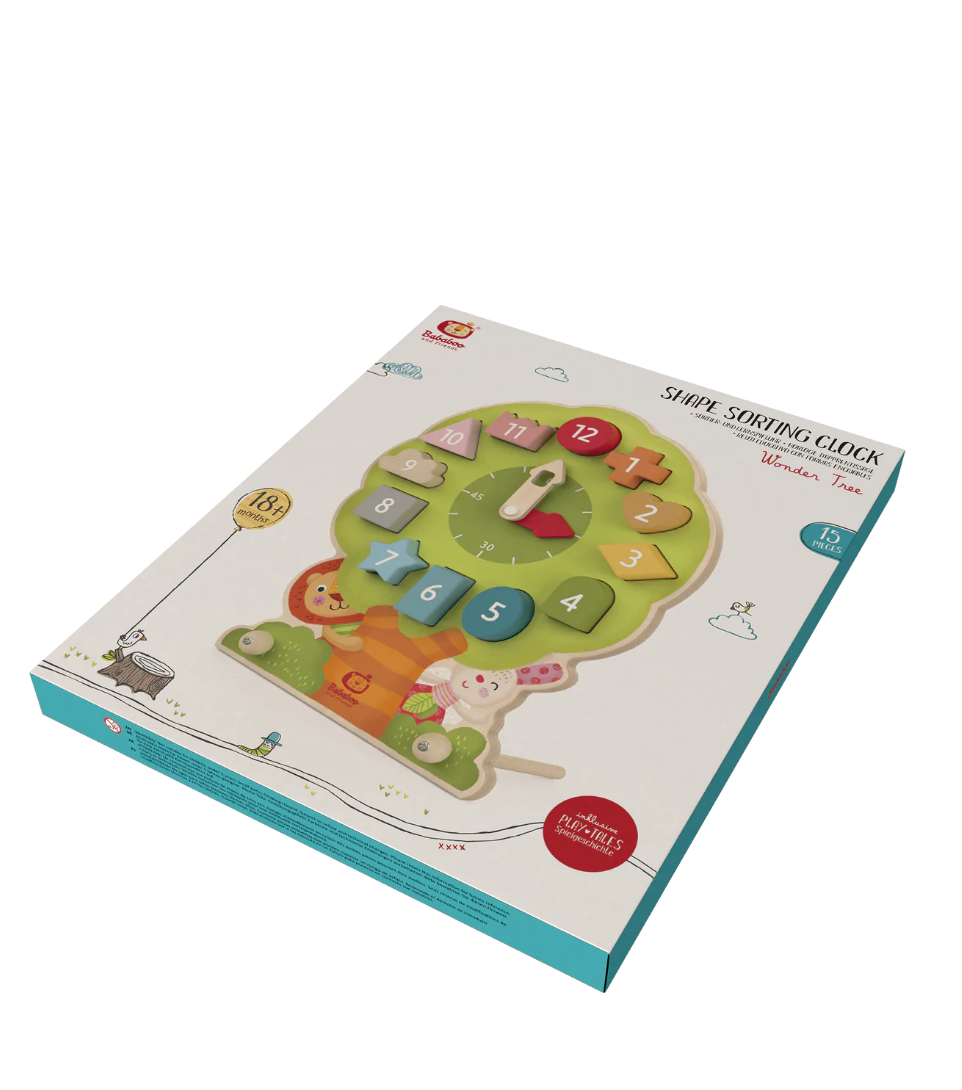 Wonder Tree Shape Sorting Clock - Gabrielle's Biloxi