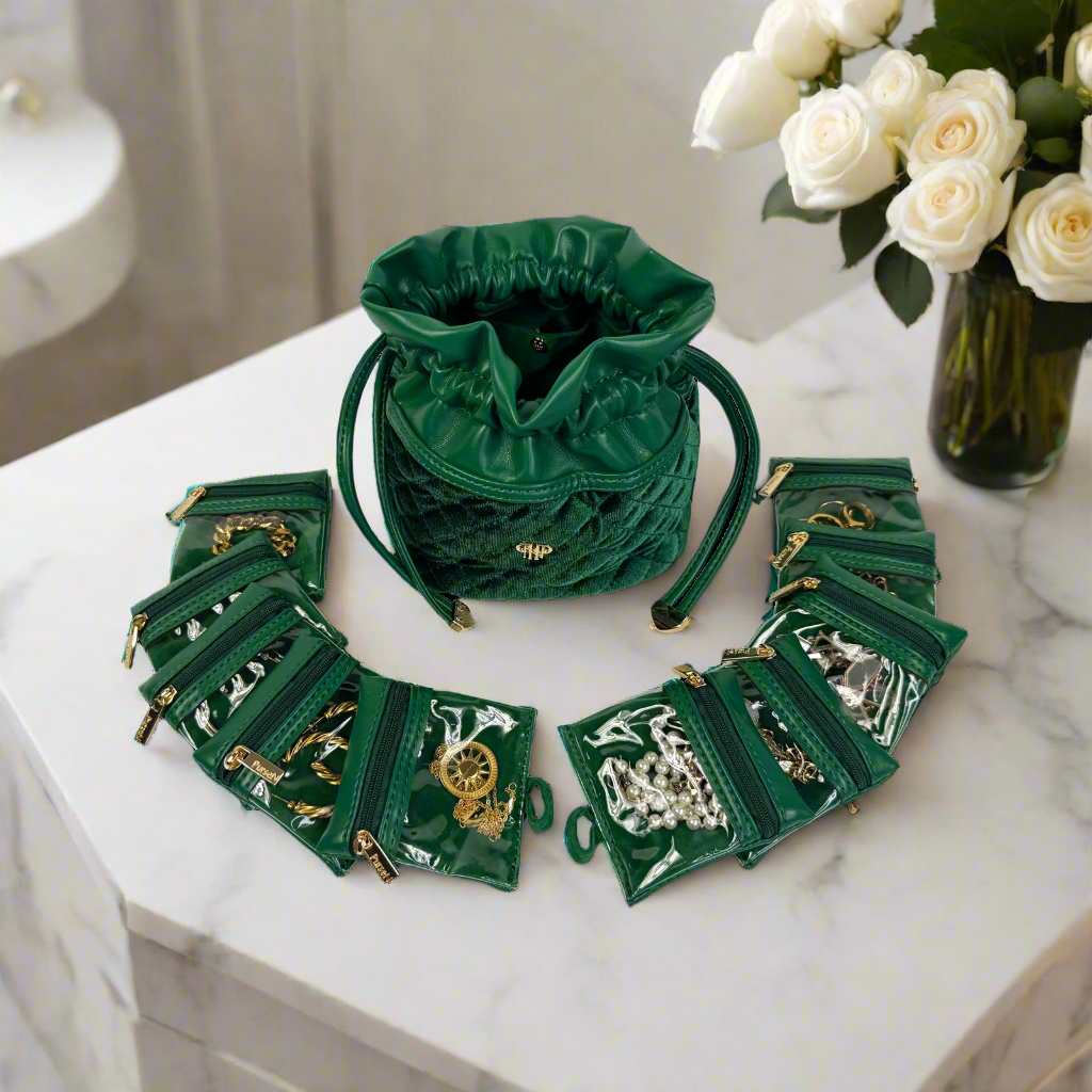 Oprah's Favorite Things 2021 - Ultra Jewelry Case - Emerald Velvet - Gabrielle's Biloxi