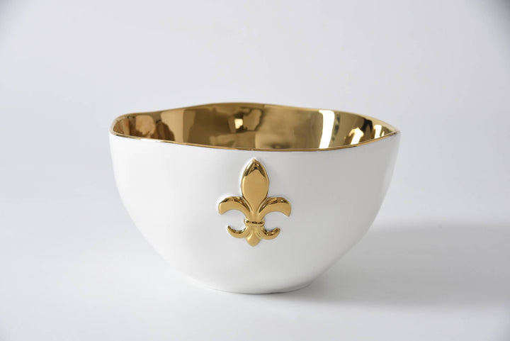 Pampa Bay Large Bowl - Fleur-De-Lis