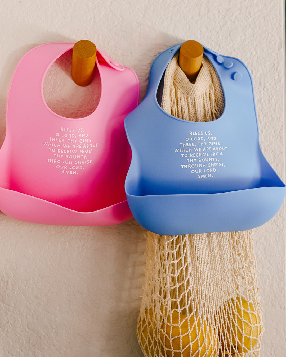 Catholic Meal Blessing Bib | BPA Free Bib | Gift For Baby - Gabrielle's Biloxi