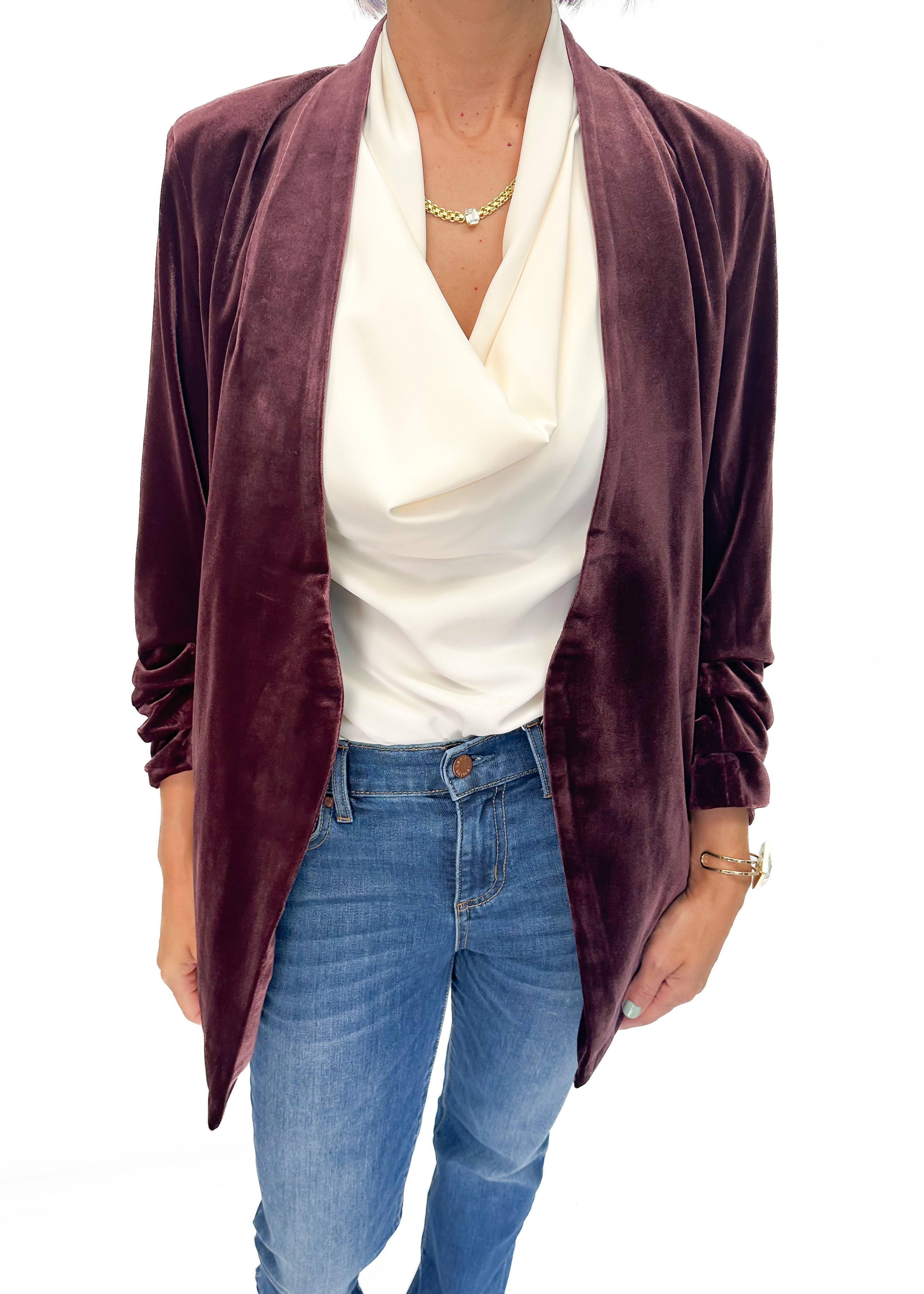 Bishop + Young Icon Blazer - Bordeaux - Gabrielle's Biloxi