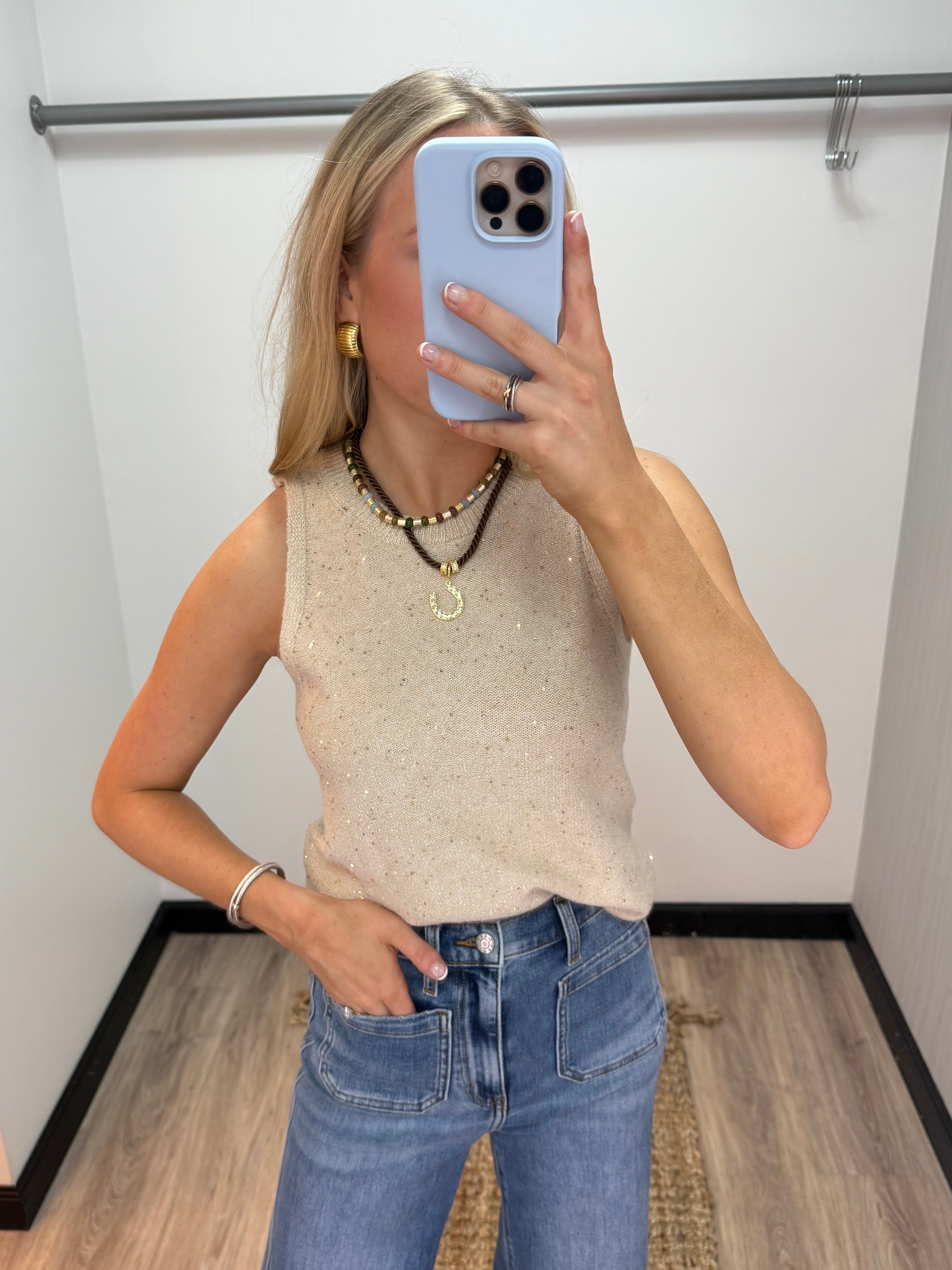 Deluc Angel Knit Top - Nude - Gabrielle's Biloxi