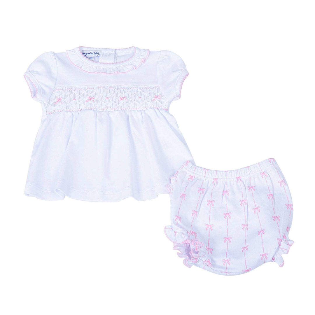 Amelia's Classics Solid Smocked Diaper Cover Set - Gabrielle's Biloxi