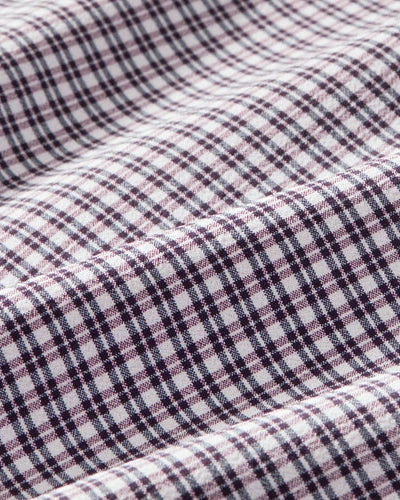 Mizzen+Main Leeward	Trim LS Dress Shirt - Eggplant Winston Check
