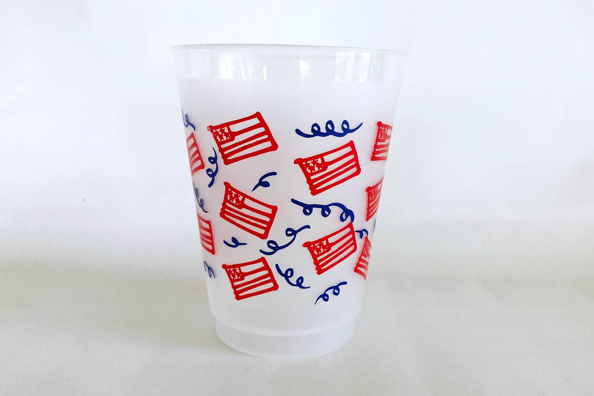 July 4th/Patriotic -American Flag Wrap Frost Cup