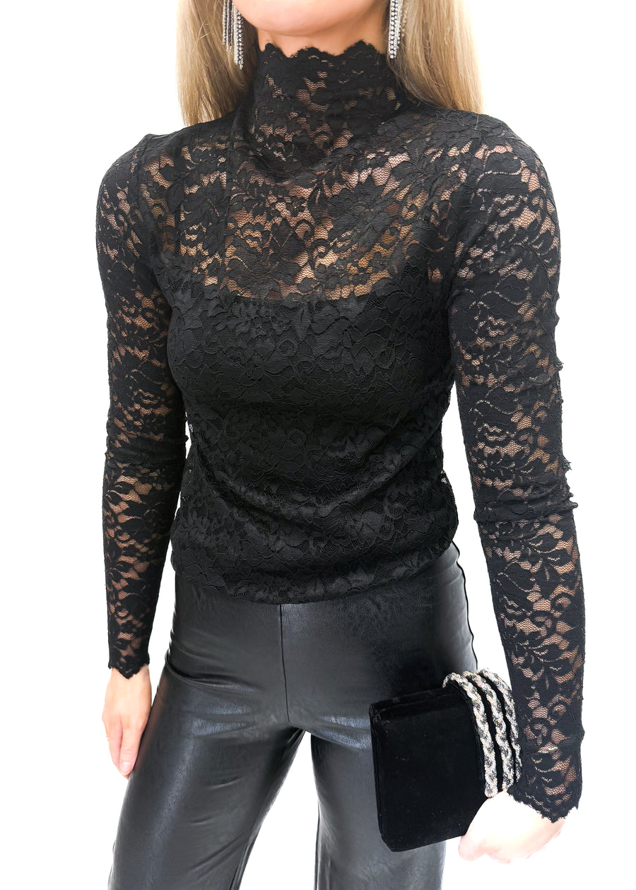 Knit Layering Sweater - Black - Gabrielle's Biloxi
