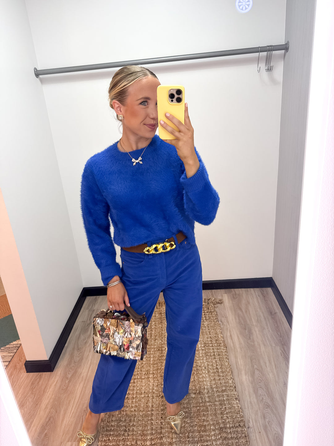 Daze Westward Barrel Leg - Cobalt Cord - Gabrielle's Biloxi