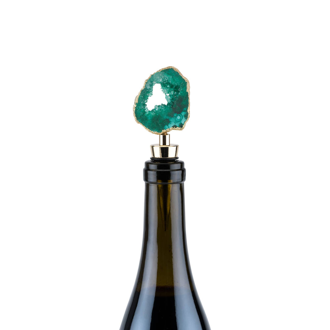 Gilded Geode Stoppers - Assorted