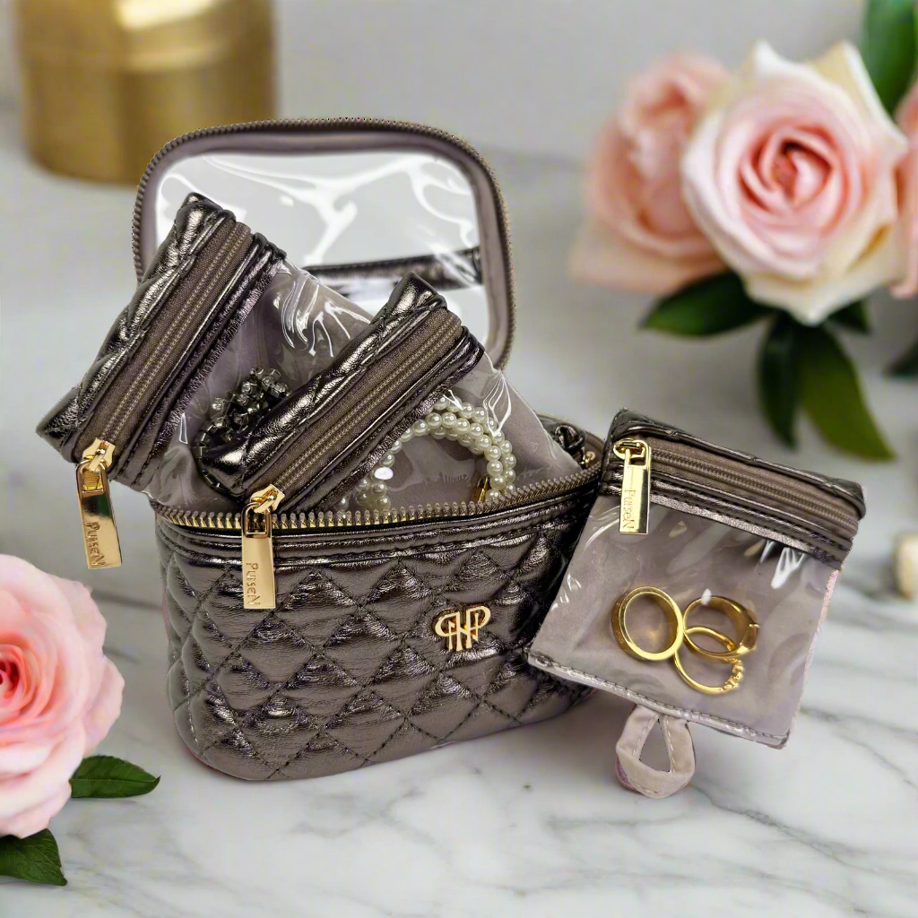 PurseN Getaway Jewelry Case - Bronze