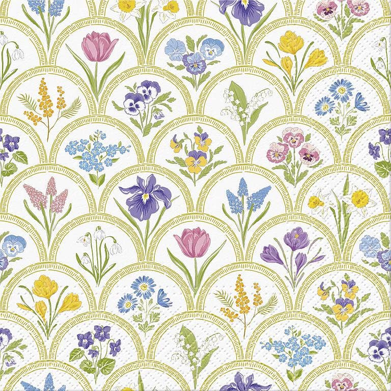 Large Garden Medallion Napkins-20 Pack - Gabrielle's Biloxi