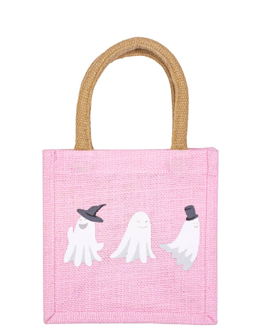 Ghouls Petite Gift Tote - Light Pink/White - Gabrielle's Biloxi