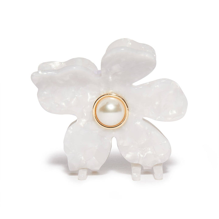 Mother of Pearl Lily Claw Clip - Gabrielle's Biloxi