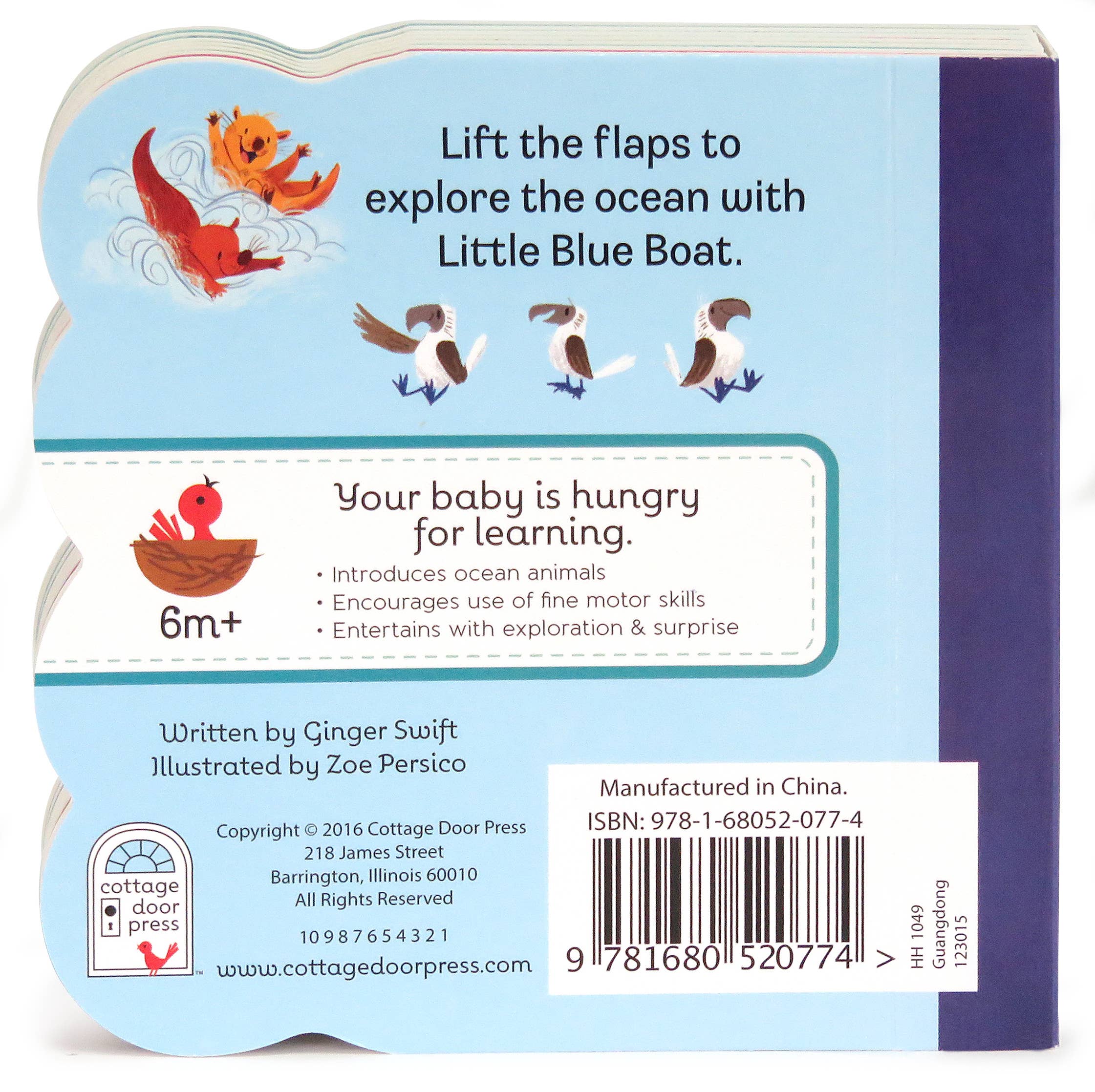 Little Blue Boat Lift-a-Flap Board Book - Gabrielle's Biloxi