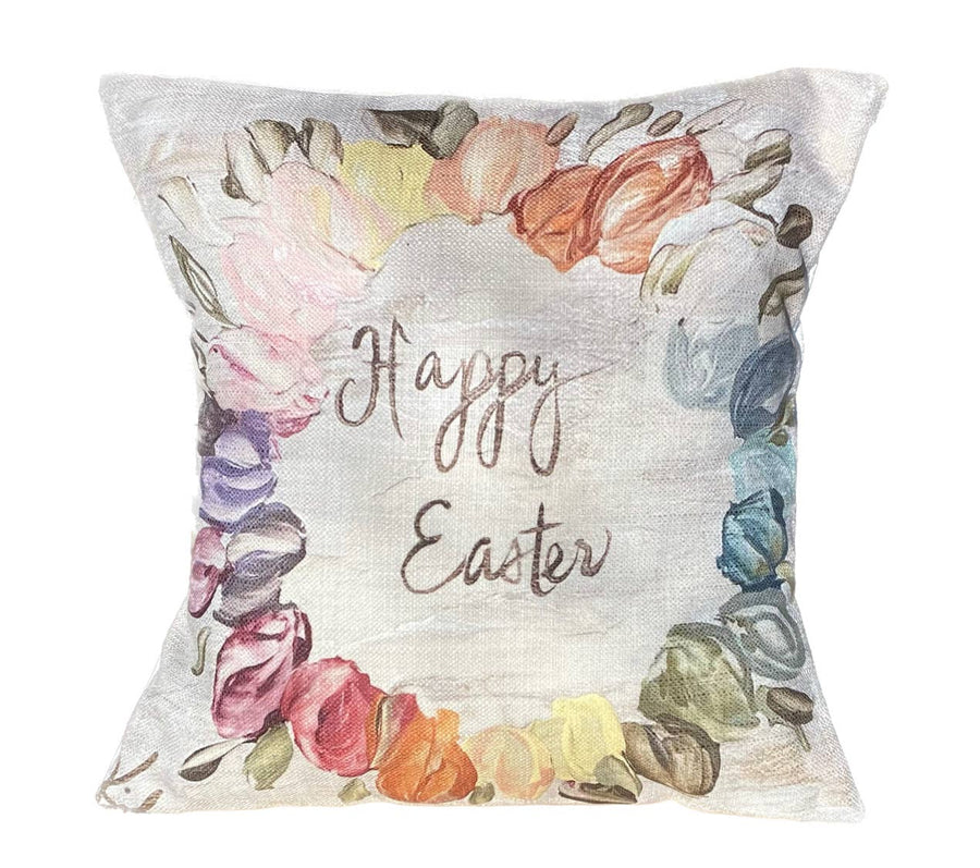 Easter Egg Wreath Pillow - Gabrielle's Biloxi