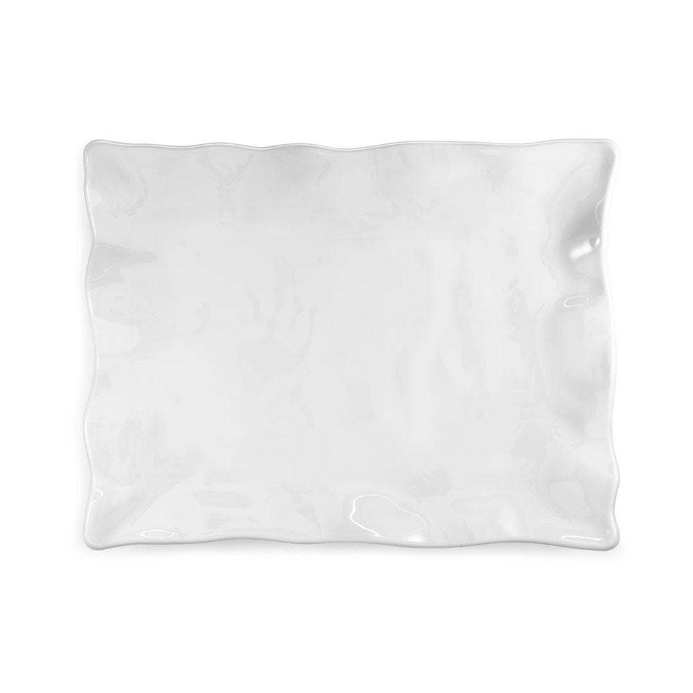 Ruffle 15" x 12" Small Rectangle Platter - Gabrielle's Biloxi