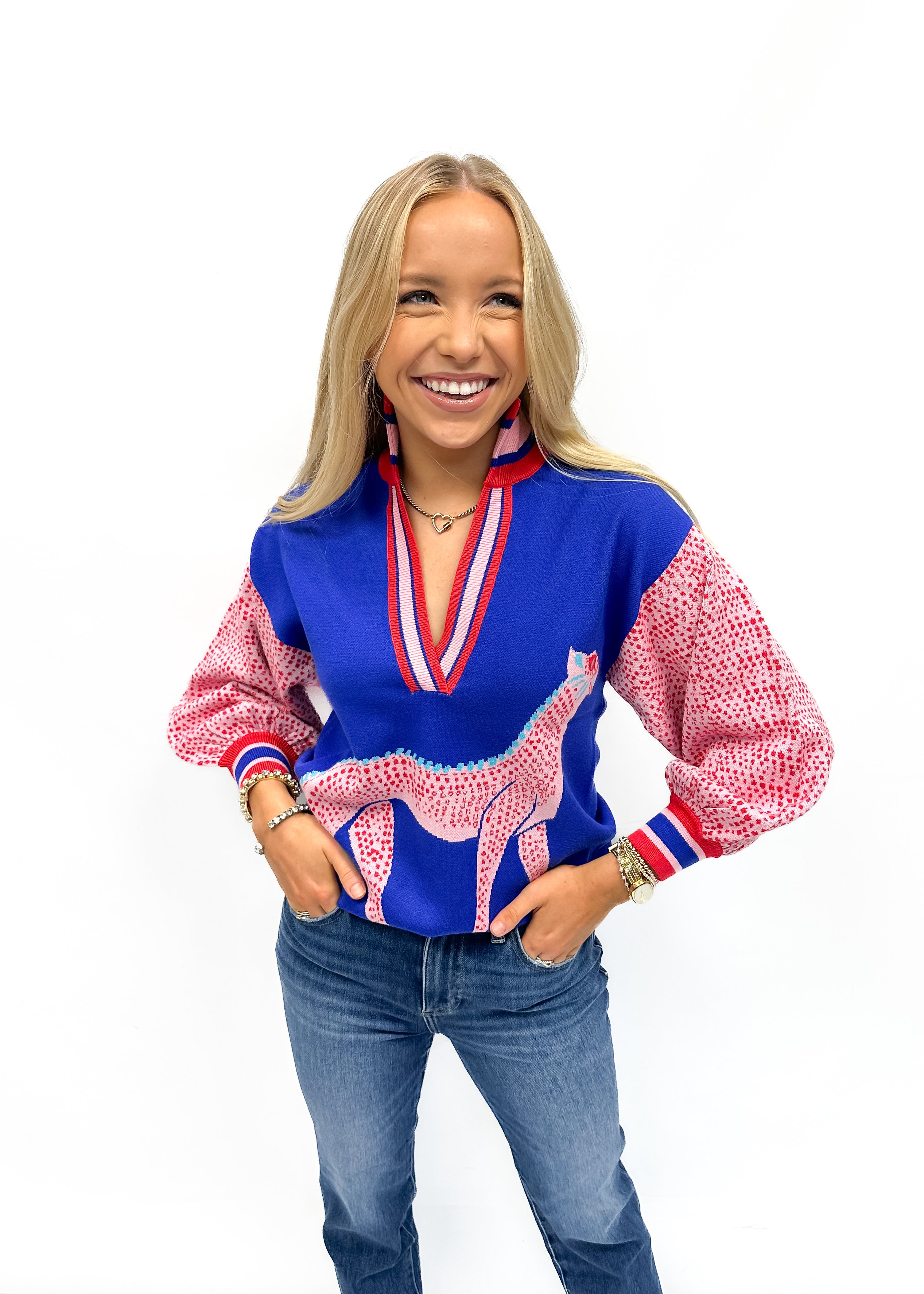 Emily McCarthy Lolli Sweater - Charmed Cheetah - Gabrielle's Biloxi