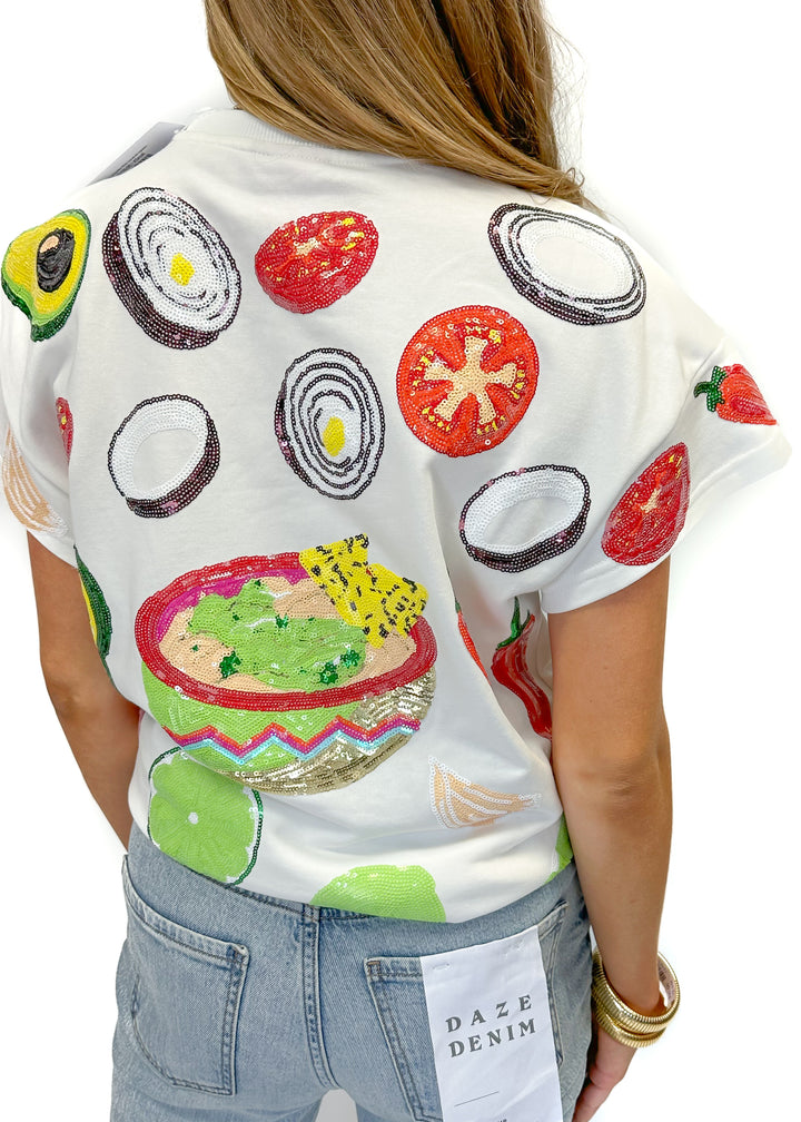 Queen of Sparkles White Guacamole Ingredient Icon Top - Gabrielle's Biloxi