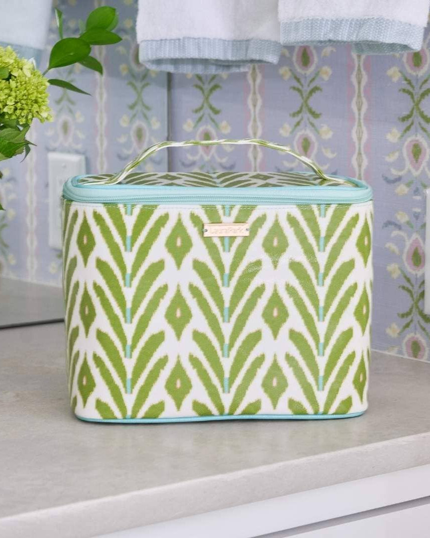 Laura Park Train Case - Petite Frond Green