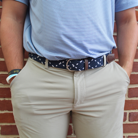 The Vail Woven Elastic Stretch Belt - Gabrielle's Biloxi