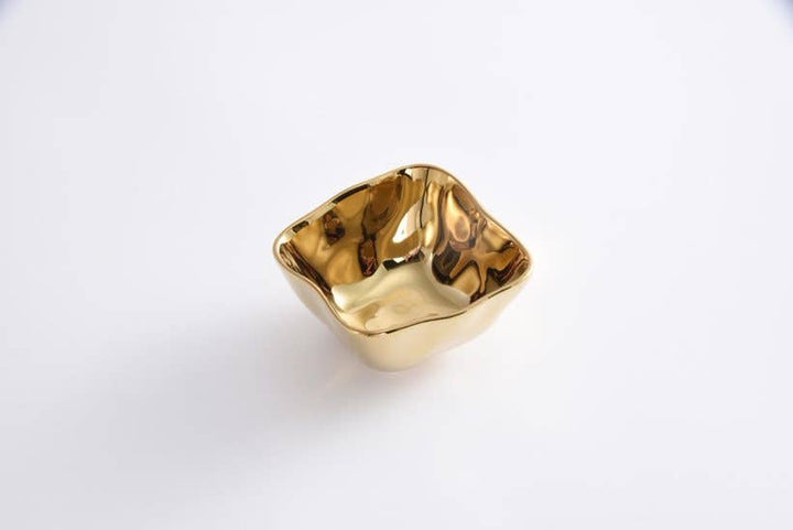 Pampa Bay Mini Square Bowl - Gold - Gabrielle's Biloxi
