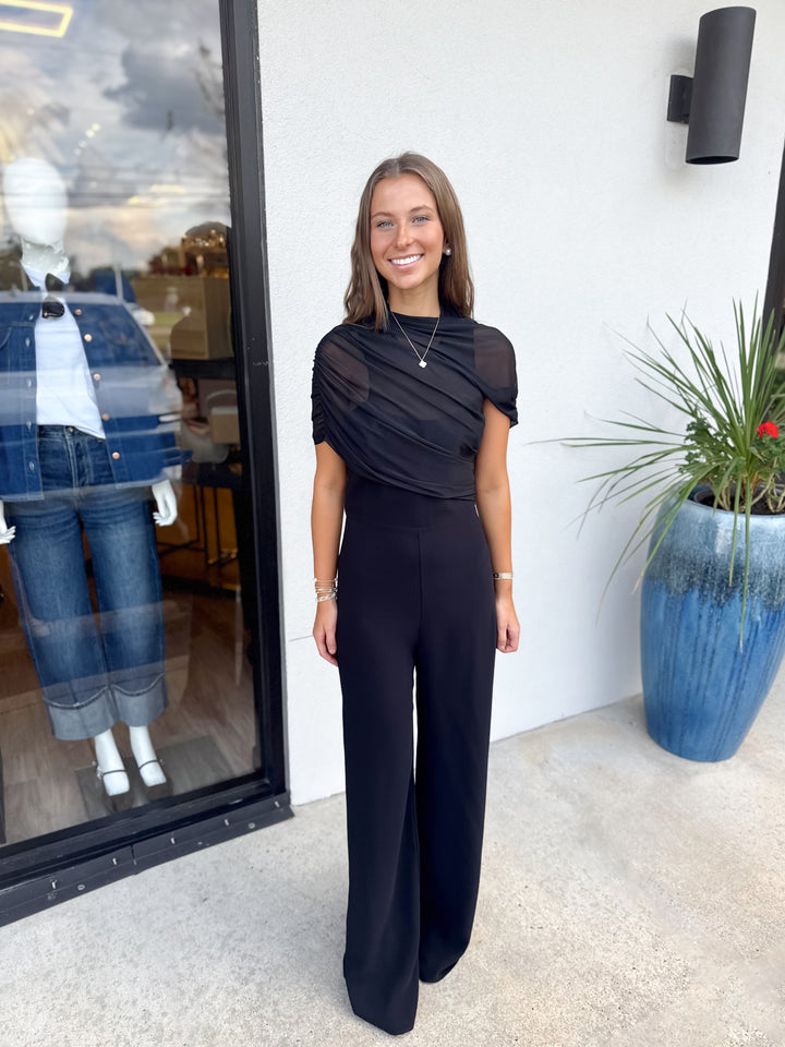 Amanda Uprichard Evianna Jumpsuit - Black - Gabrielle's Biloxi