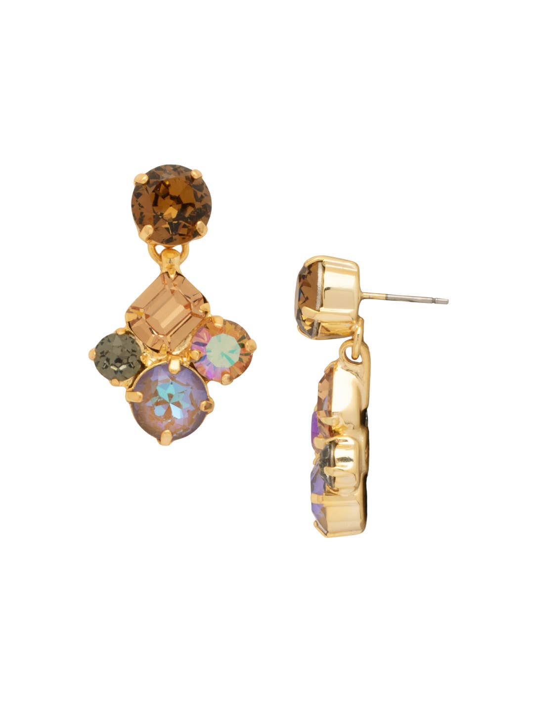 Sorrelli Mosaic Dangle Earrings - Honey Bourbon - Gabrielle's Biloxi