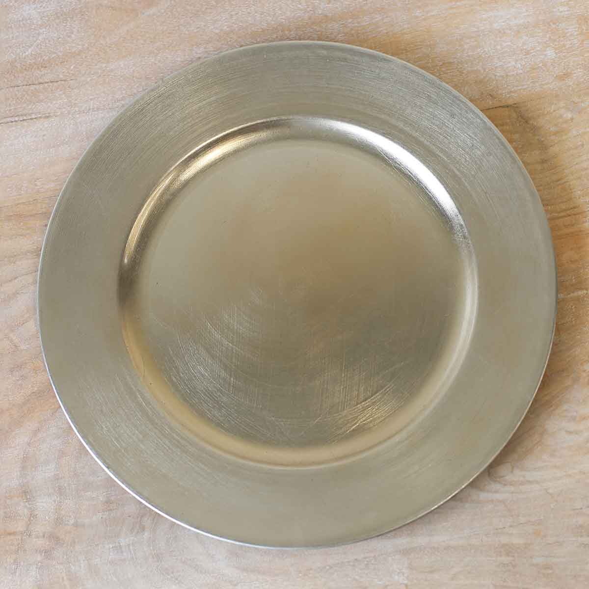 Classic Charger Champagne - 13" - Gabrielle's Biloxi