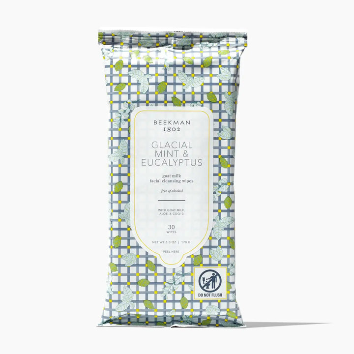 Glacial Mint + Eucalyptus Face Wipes - Gabrielle's Biloxi