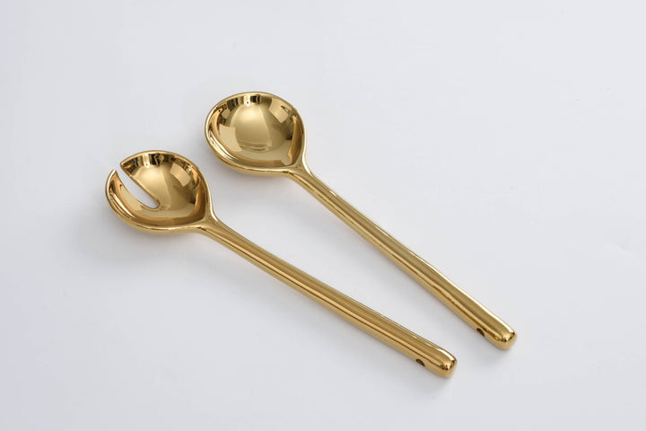 Pampa Bay Salad Servers - Gold - Gabrielle's Biloxi