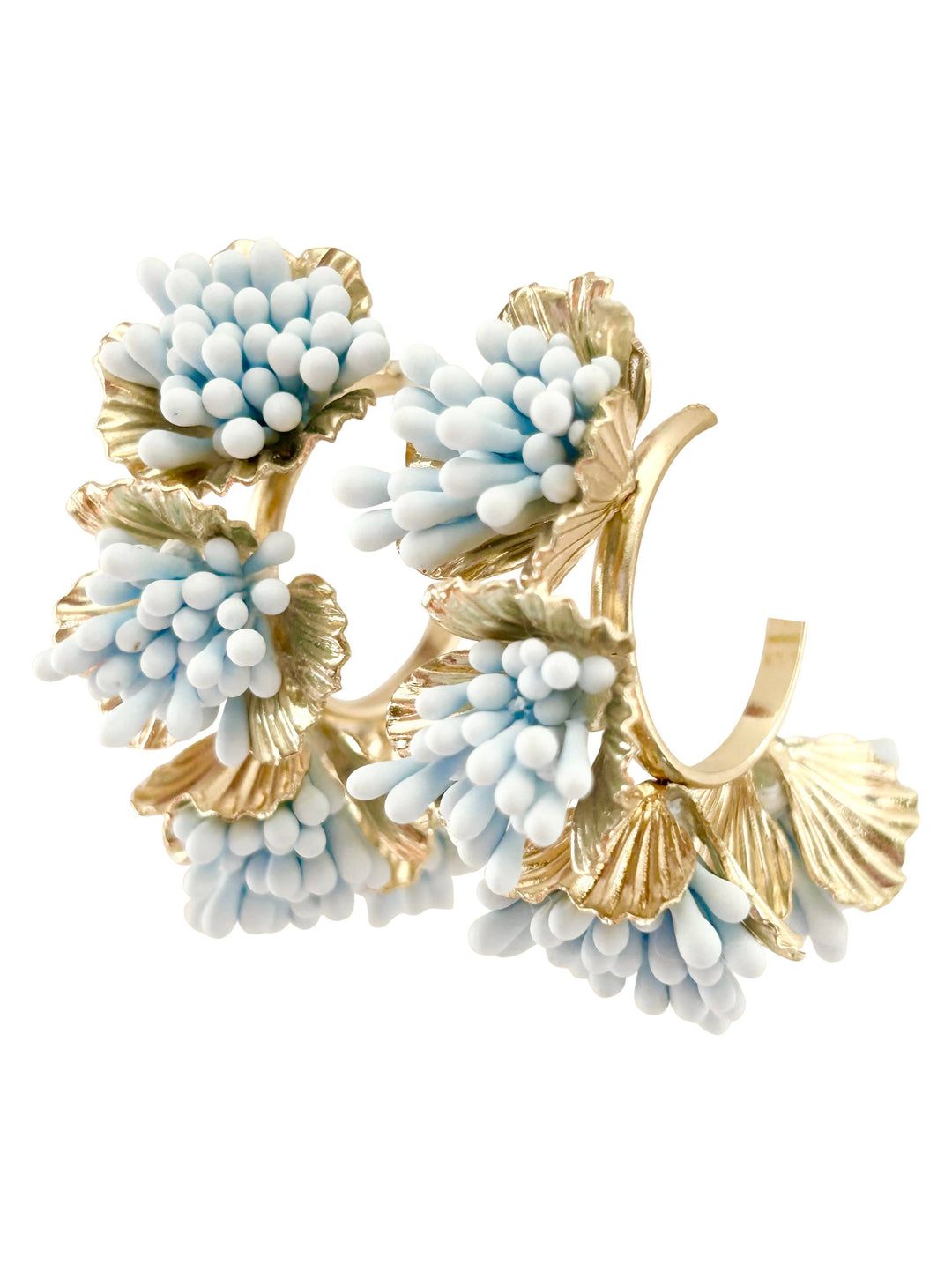 Maxine Light Blue Hoop Earring - Gabrielle's Biloxi