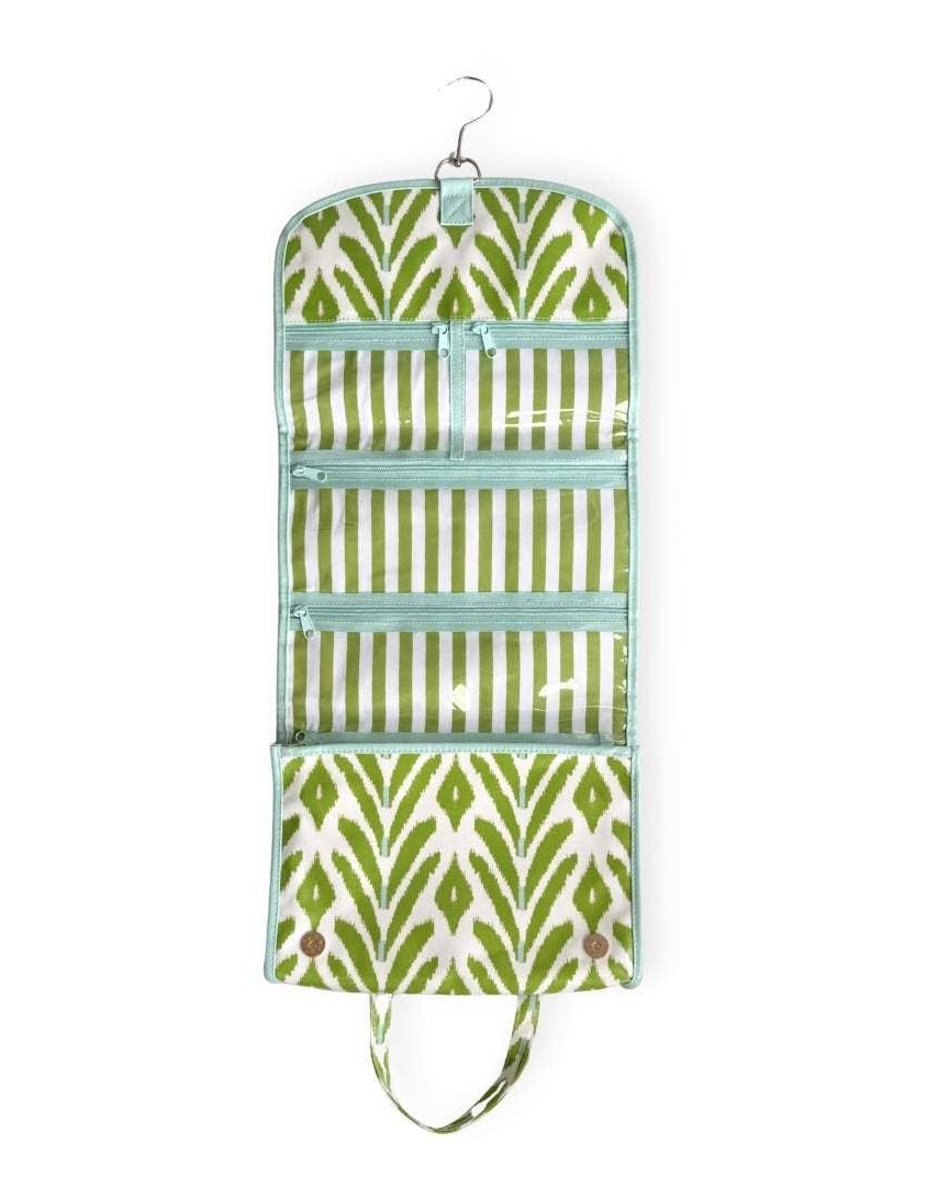Laura Park Hanging Travel Case - Petite Frond Green